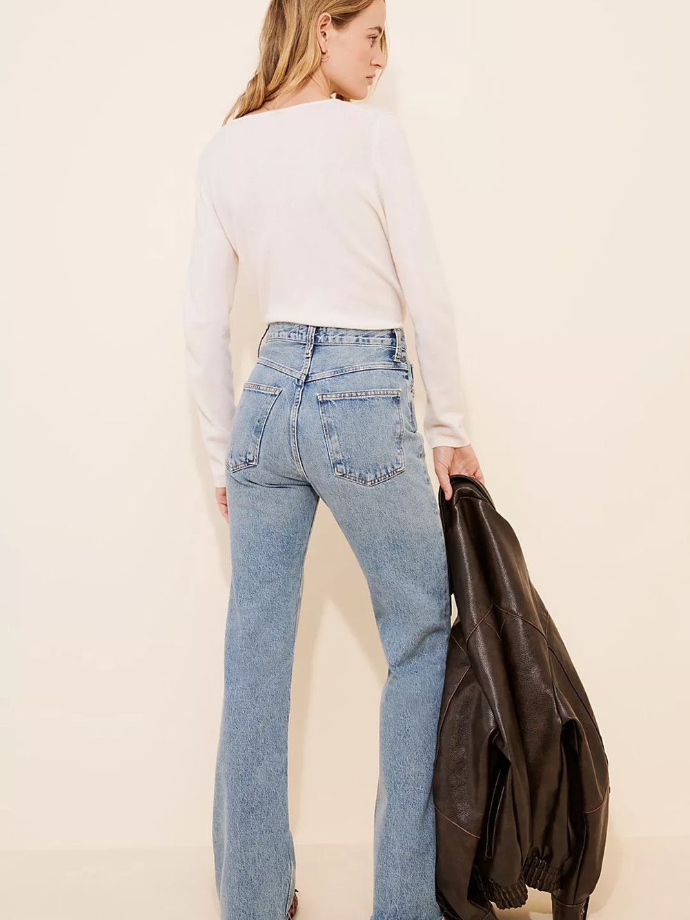 Agolde Leena Baby Flare Jeans - Picture 4 of 8